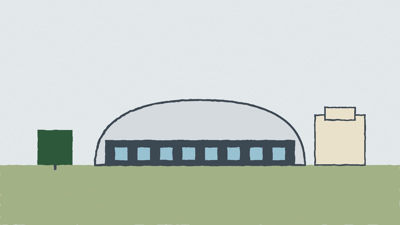 Arena and ballot box - illustration, Jake Team LLC