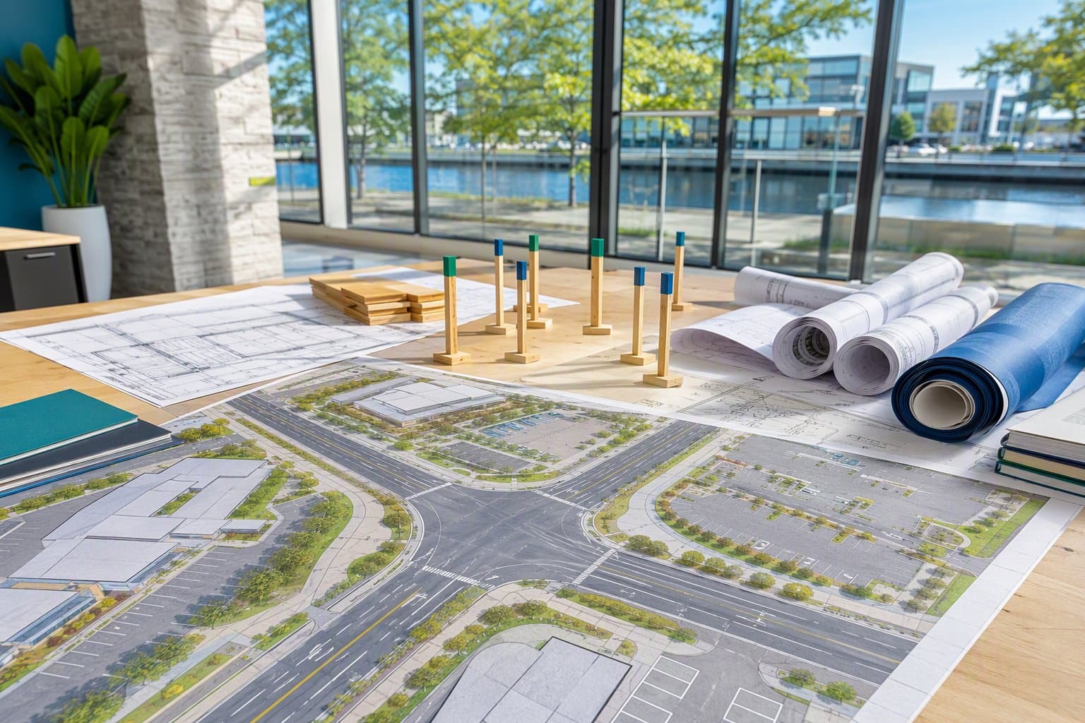 Arena Traffic Planning - illustration, Jake Team LLC