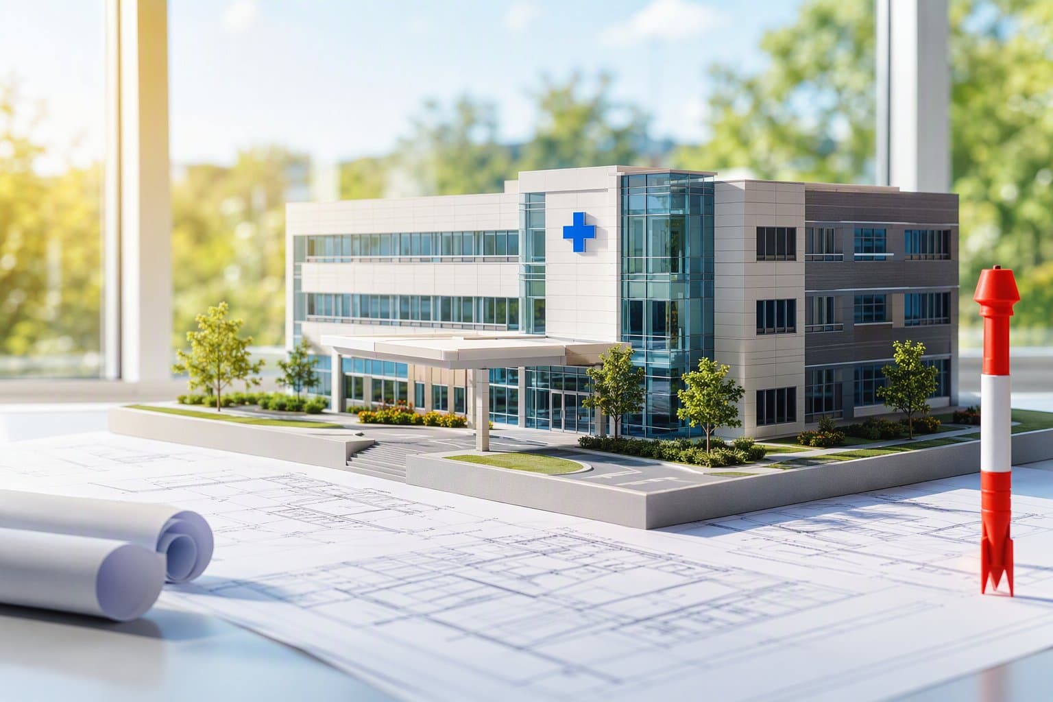 Hospital Renovation Plans - illustration, Jake Team LLC