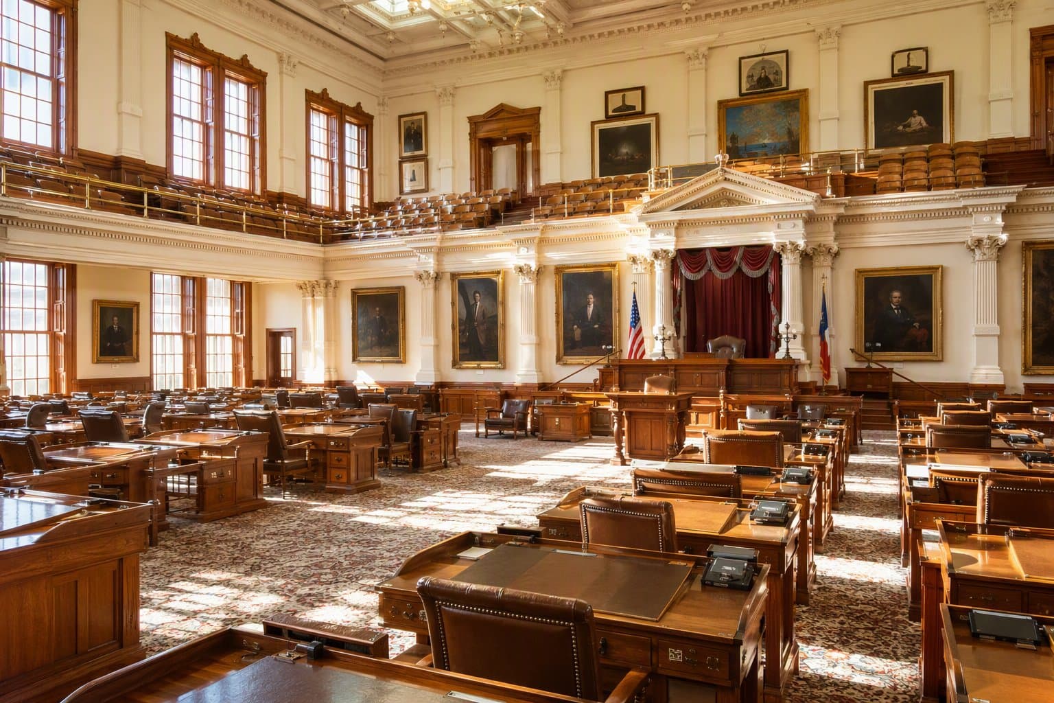 Texas legislative chamber - illustration, Jake Team LLC