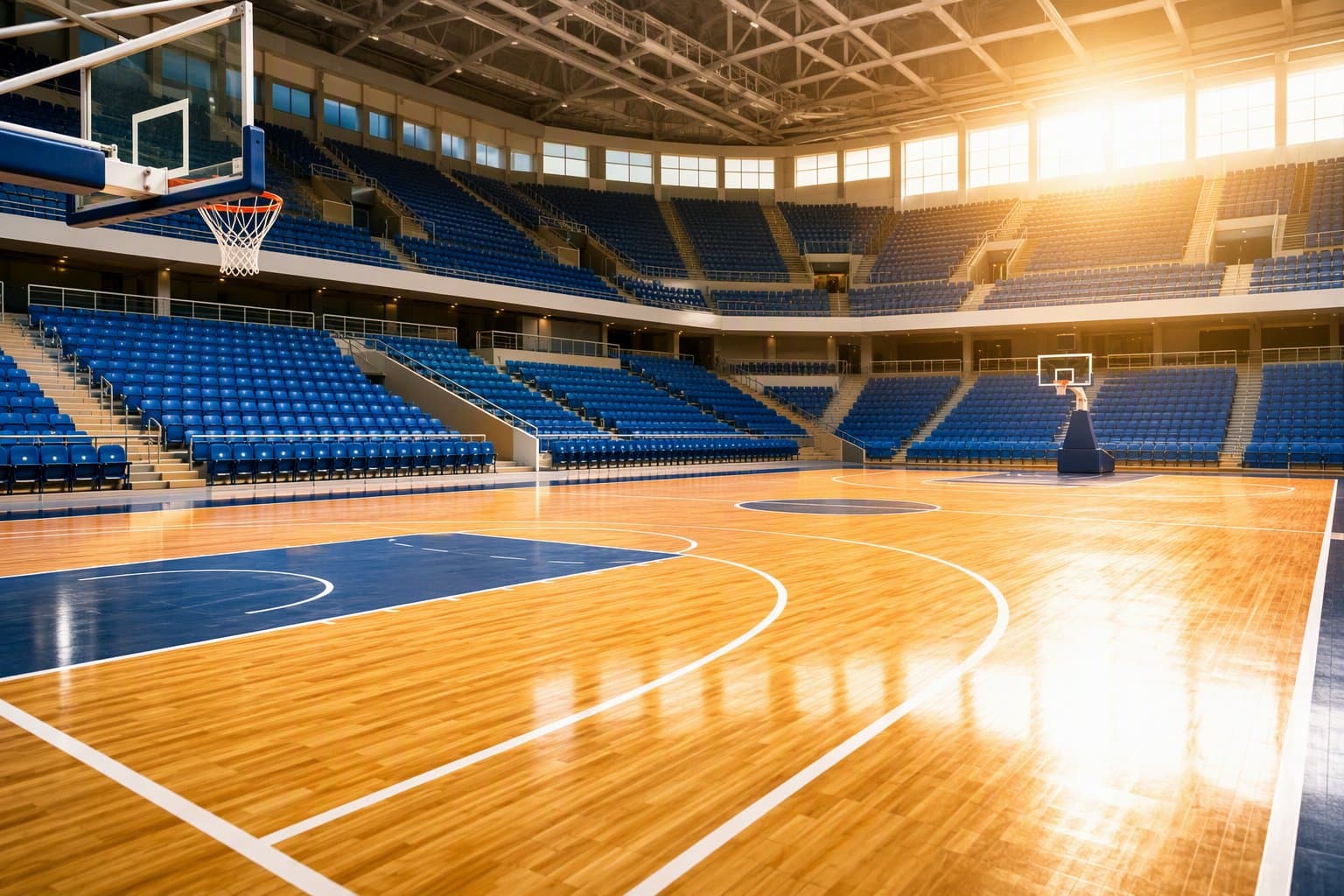 Empty Basketball Court - illustration, Jake Team LLC
