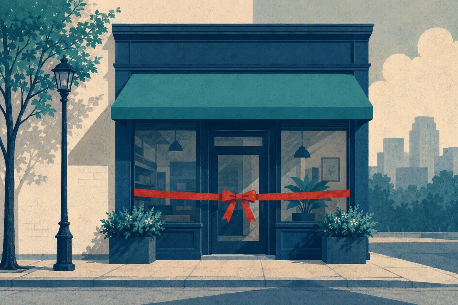 New Business Opening - illustration, Jake Team LLC