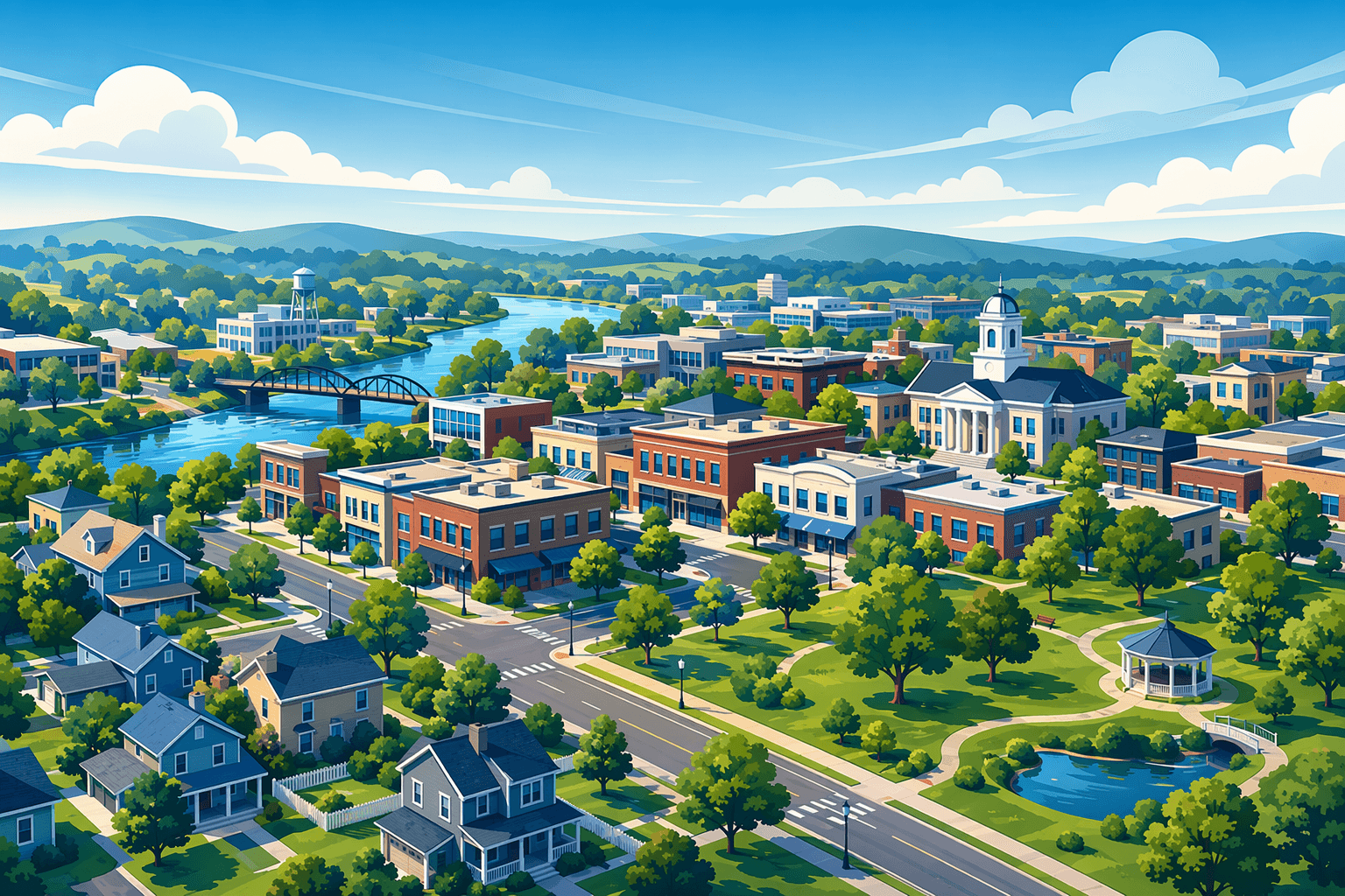 Local overview - illustration, Jake Team LLC