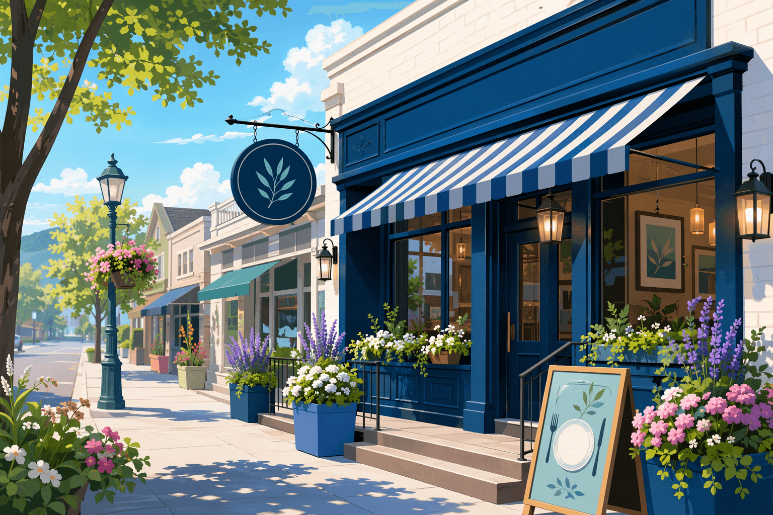 Seafood restaurant opening - illustration, Jake Team LLC