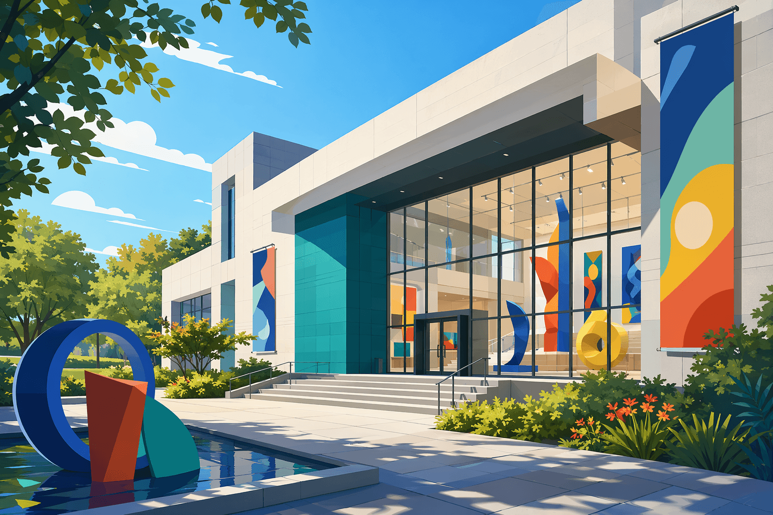Museum Opening - illustration, Jake Team LLC