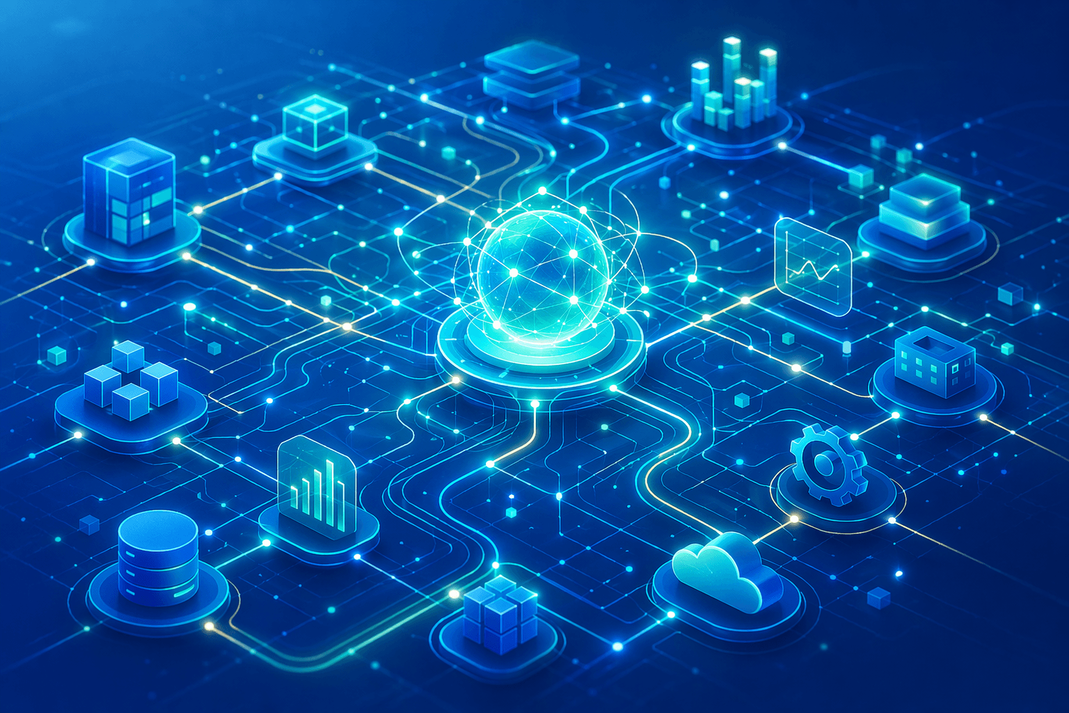 Network automation - illustration, Jake Team LLC