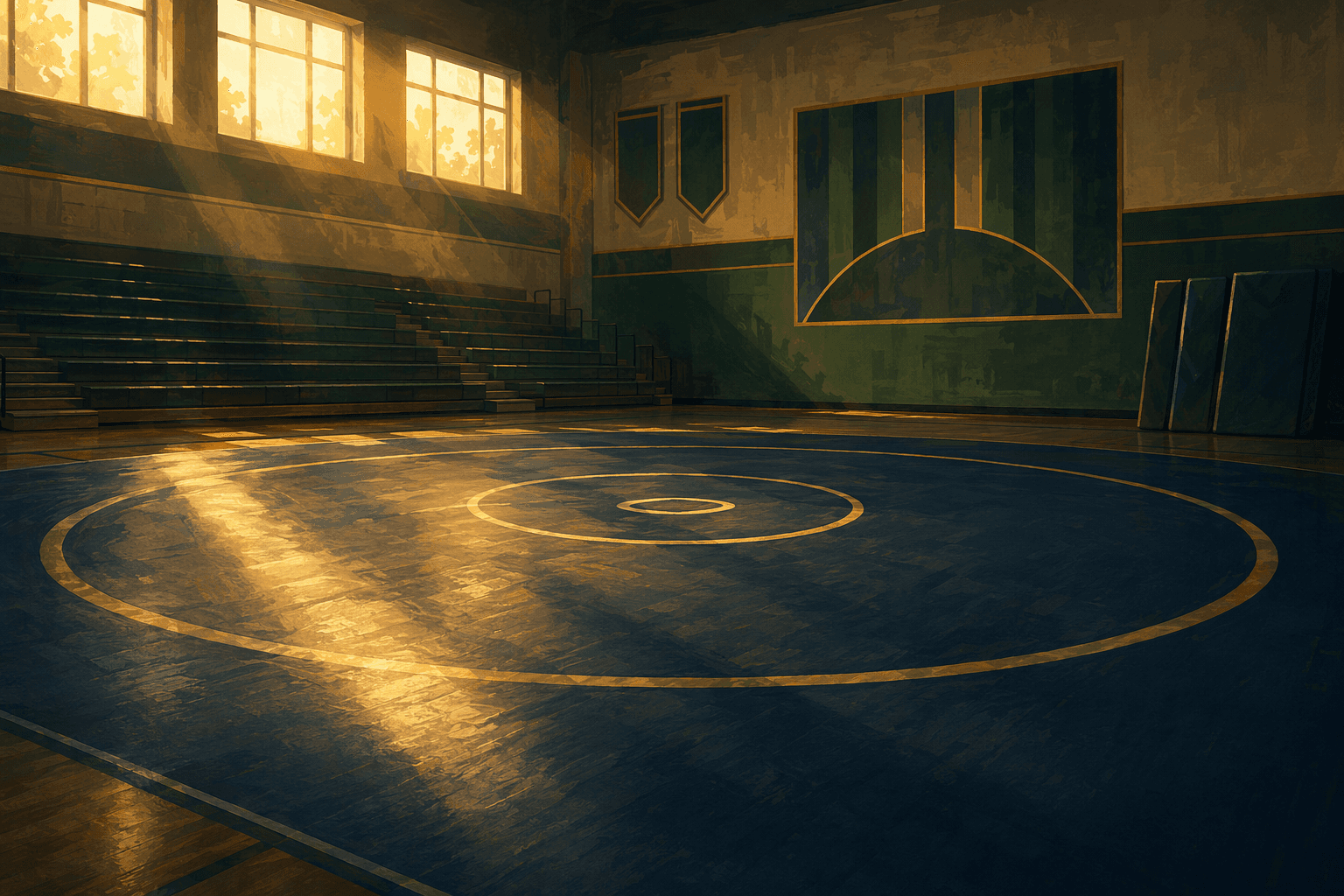 Wrestling Dynasty - illustration, Jake Team LLC