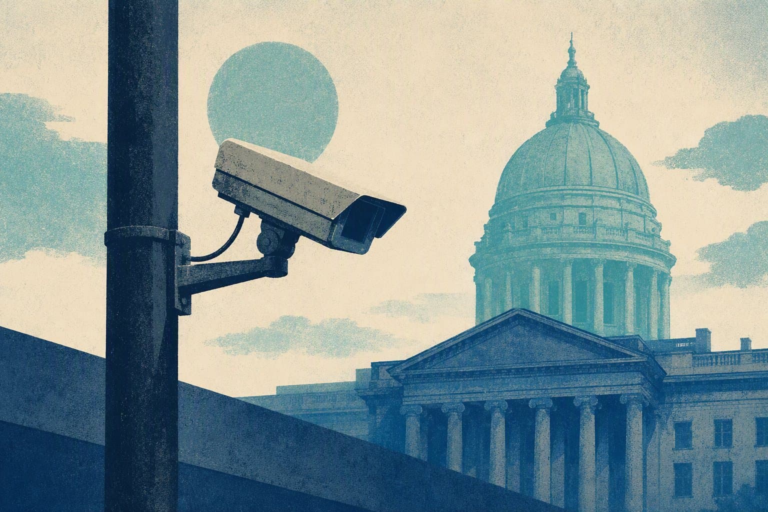 Civic Surveillance - illustration, Jake Team LLC