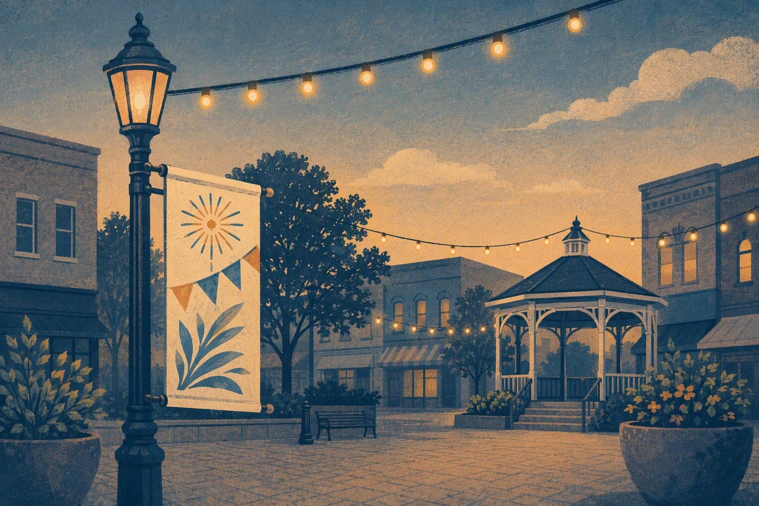 Community Festivities - illustration, Jake Team LLC