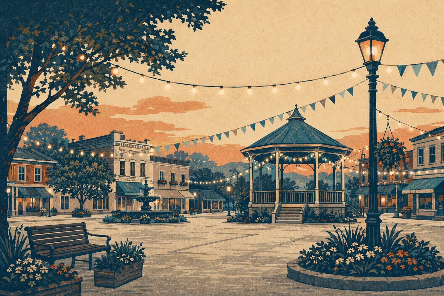 community celebration - illustration, Jake Team LLC