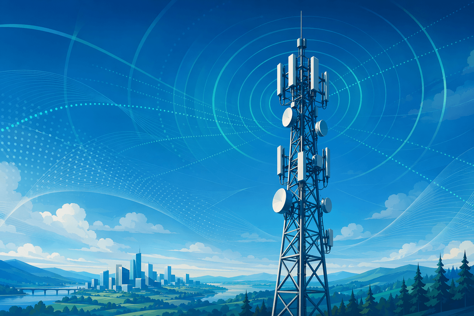 5G drone detection - illustration, Jake Team LLC