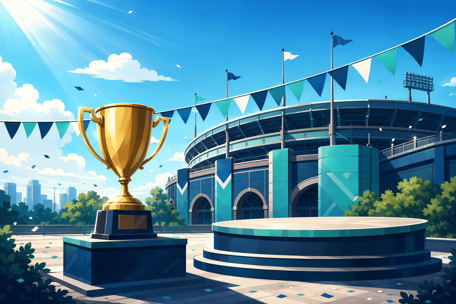 Baseball Victory - illustration, Jake Team LLC
