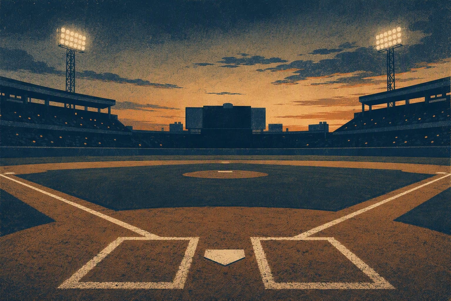Late Inning Tension - illustration, Jake Team LLC