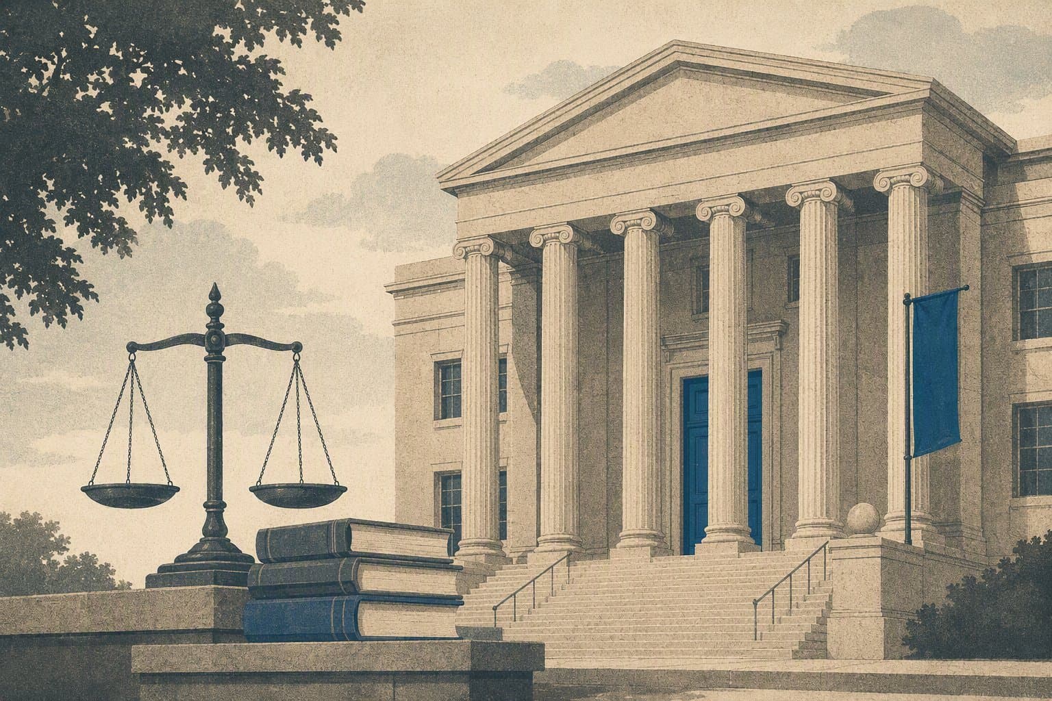 Justice and Education - illustration, Jake Team LLC
