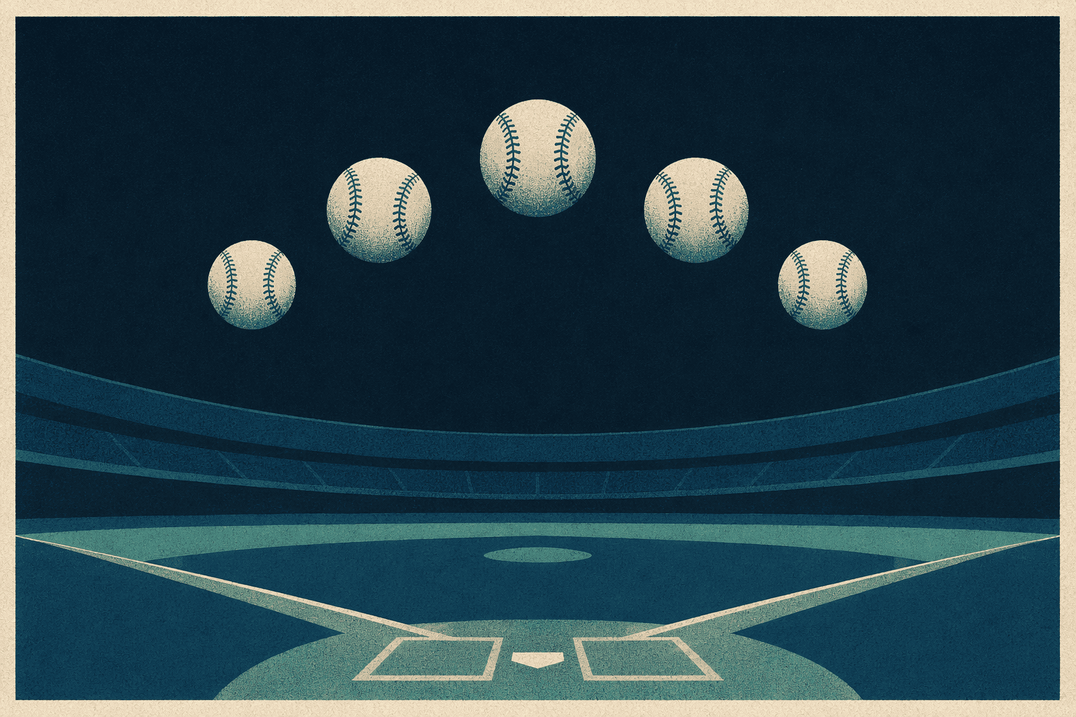 Baseball victory motif - illustration, Jake Team LLC