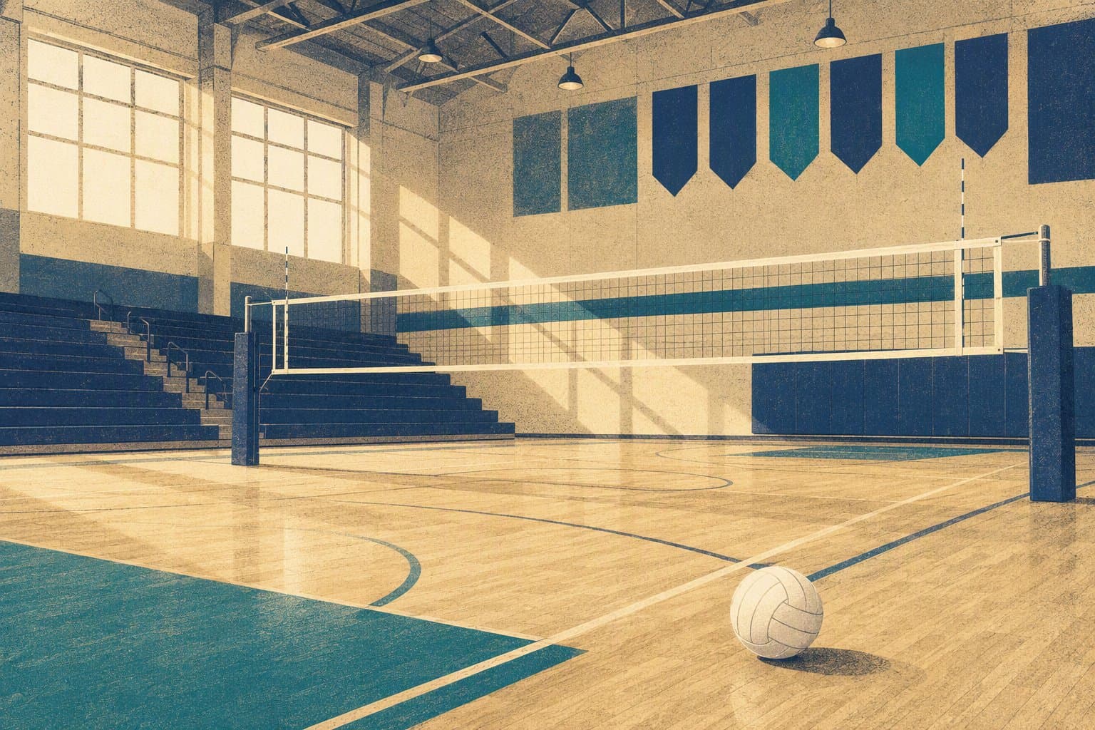 Volleyball Standings - illustration, Jake Team LLC