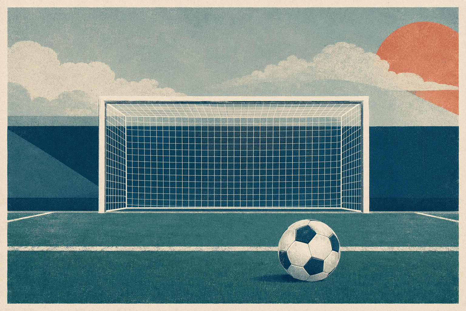 Soccer Defense Victory - illustration, Jake Team LLC
