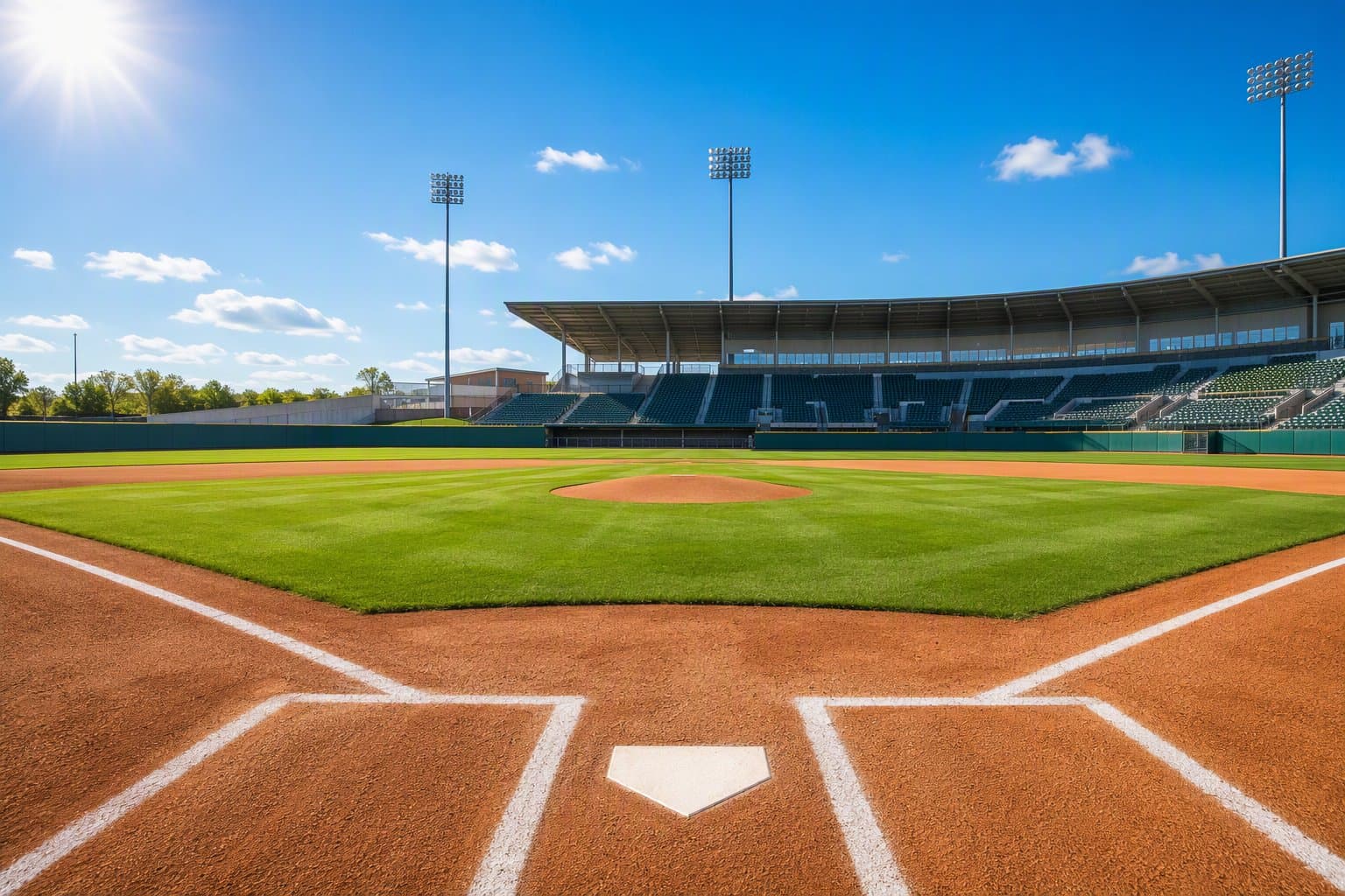 Sunlit Baseball Victory - illustration, Jake Team LLC