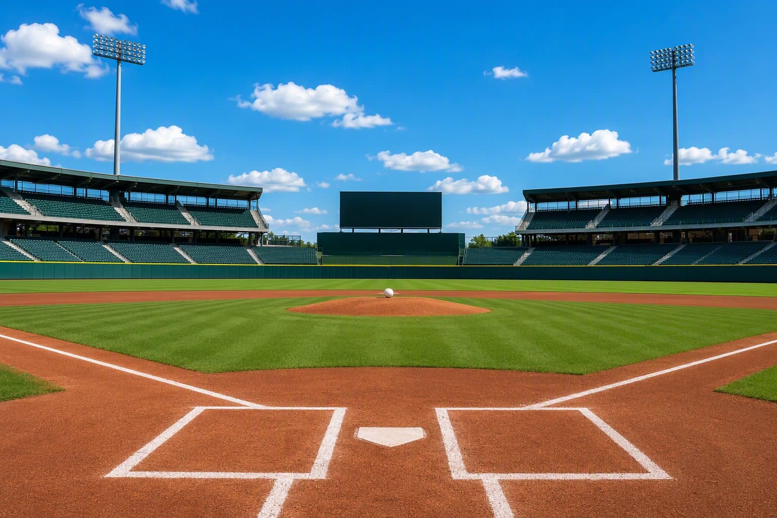 Baseball Stadium - illustration, Jake Team LLC