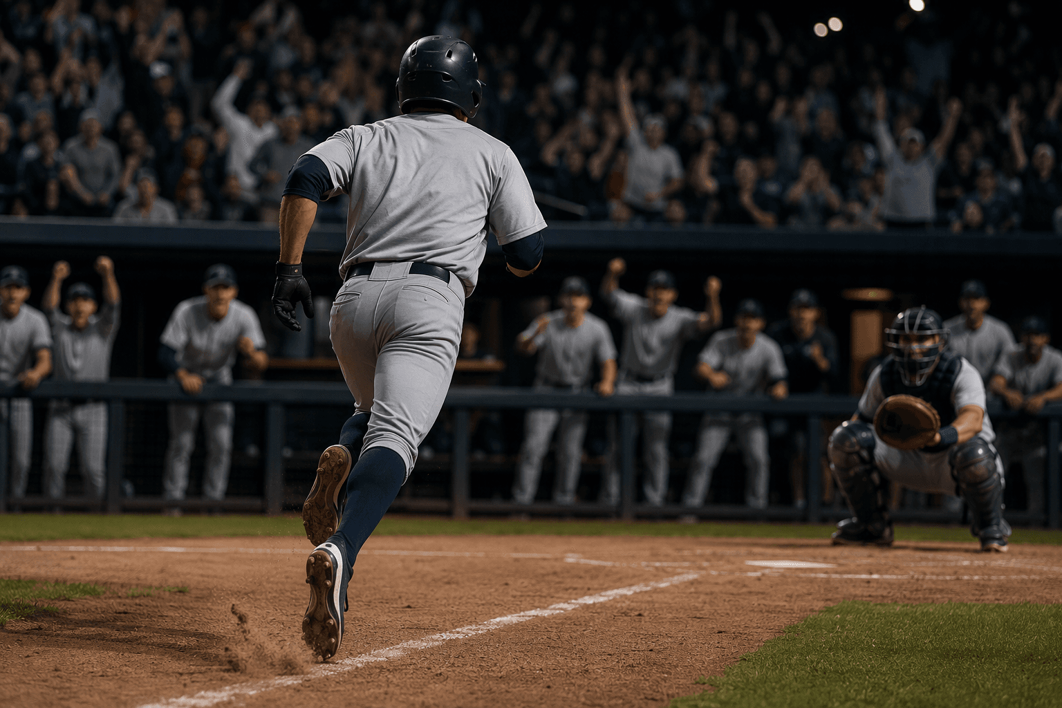 Late Baseball Rally - illustration, Jake Team LLC
