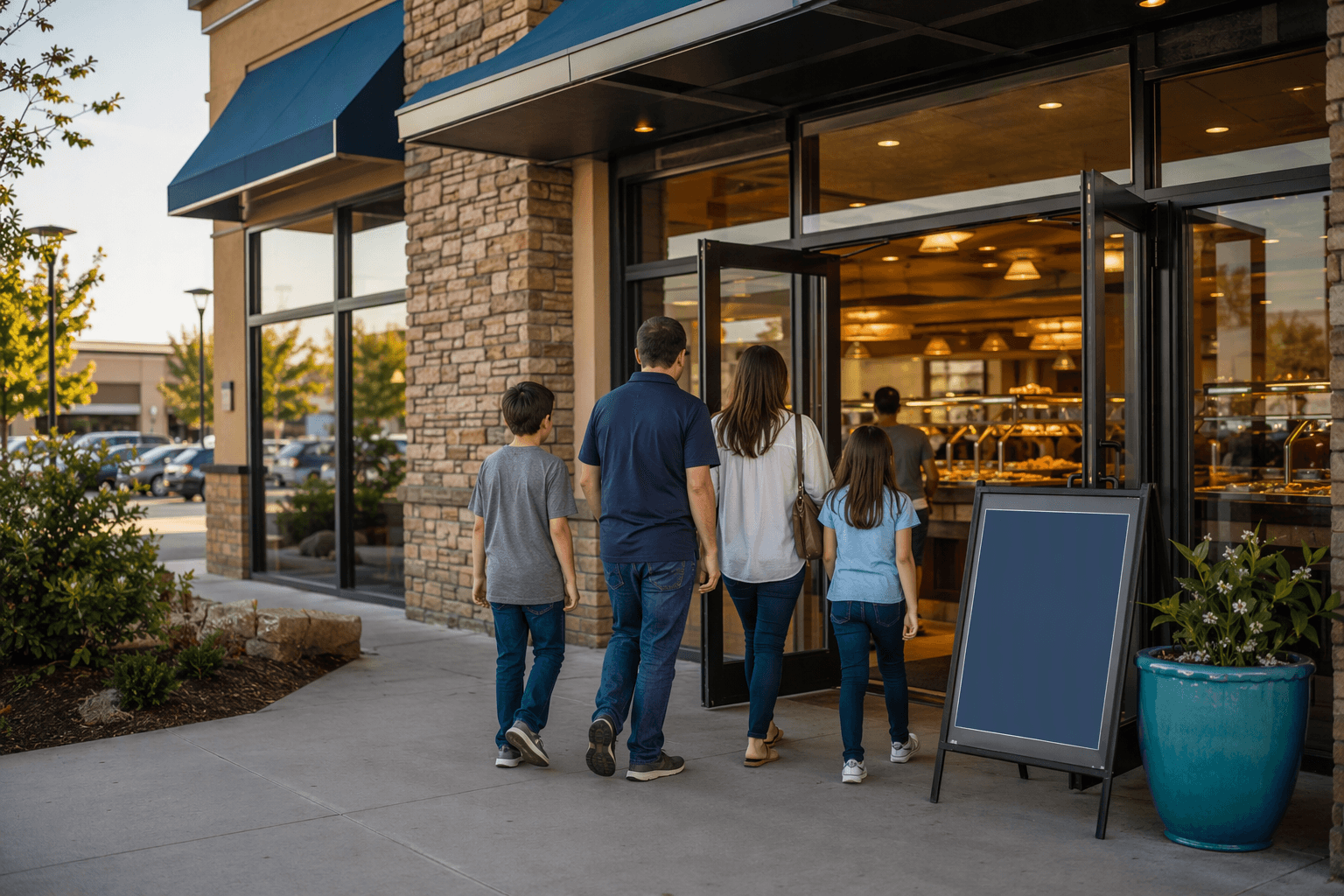 Buffet Restaurant Opening - illustration, Jake Team LLC