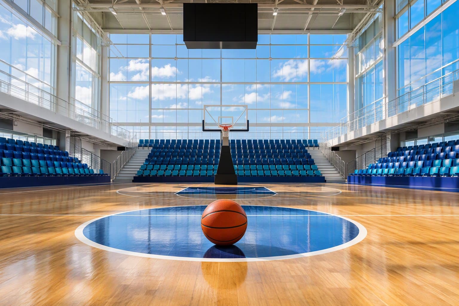 basketball arena - illustration, Jake Team LLC