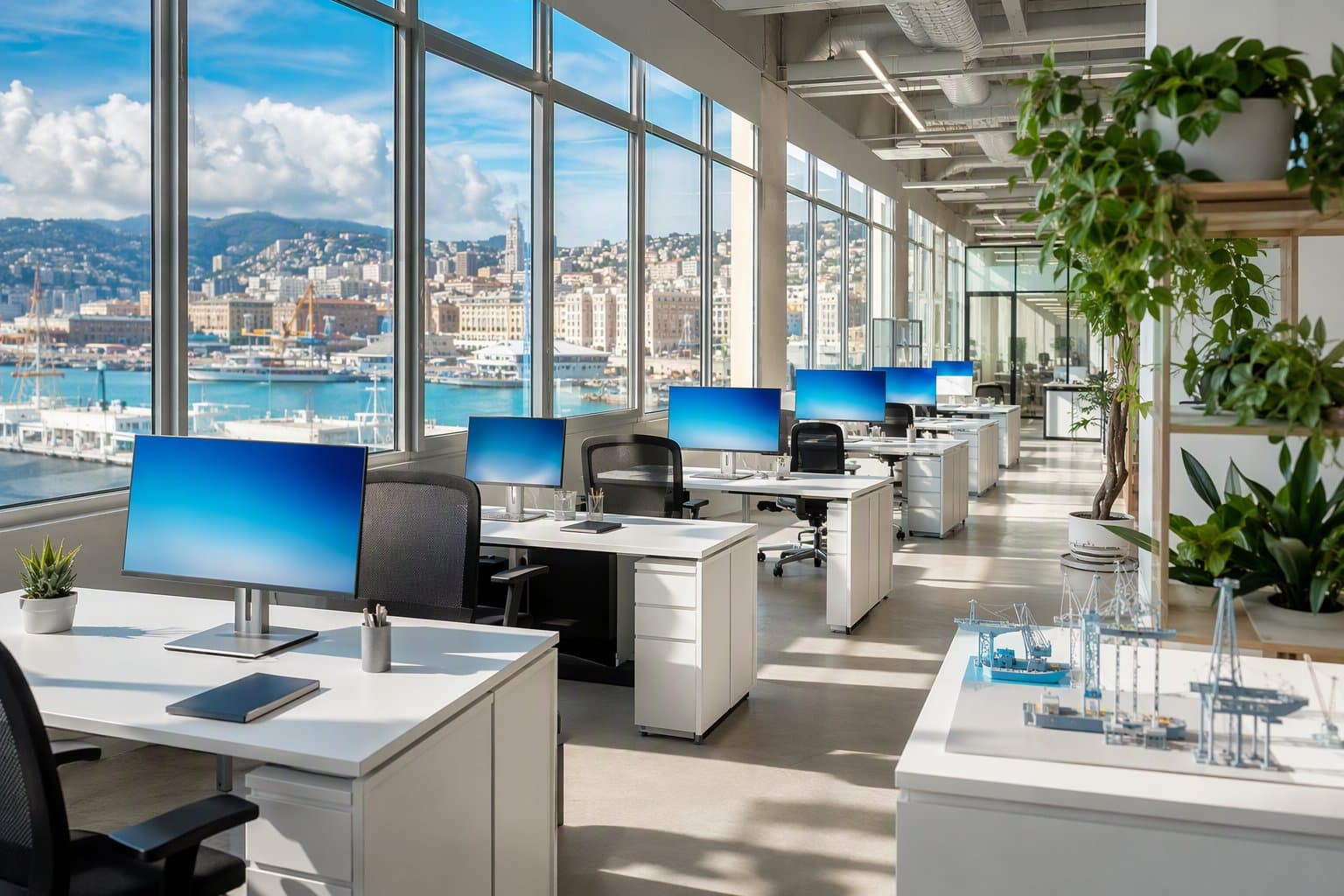 tech office - illustration, Jake Team LLC