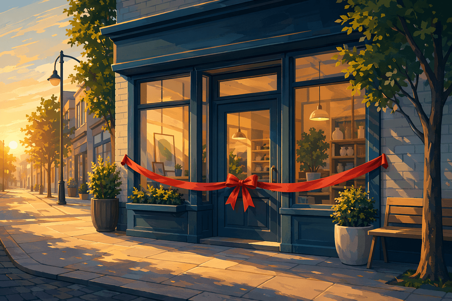 New business opening - illustration, Jake Team LLC