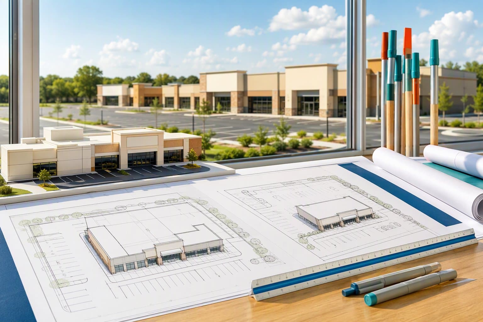 Retail Development - illustration, Jake Team LLC
