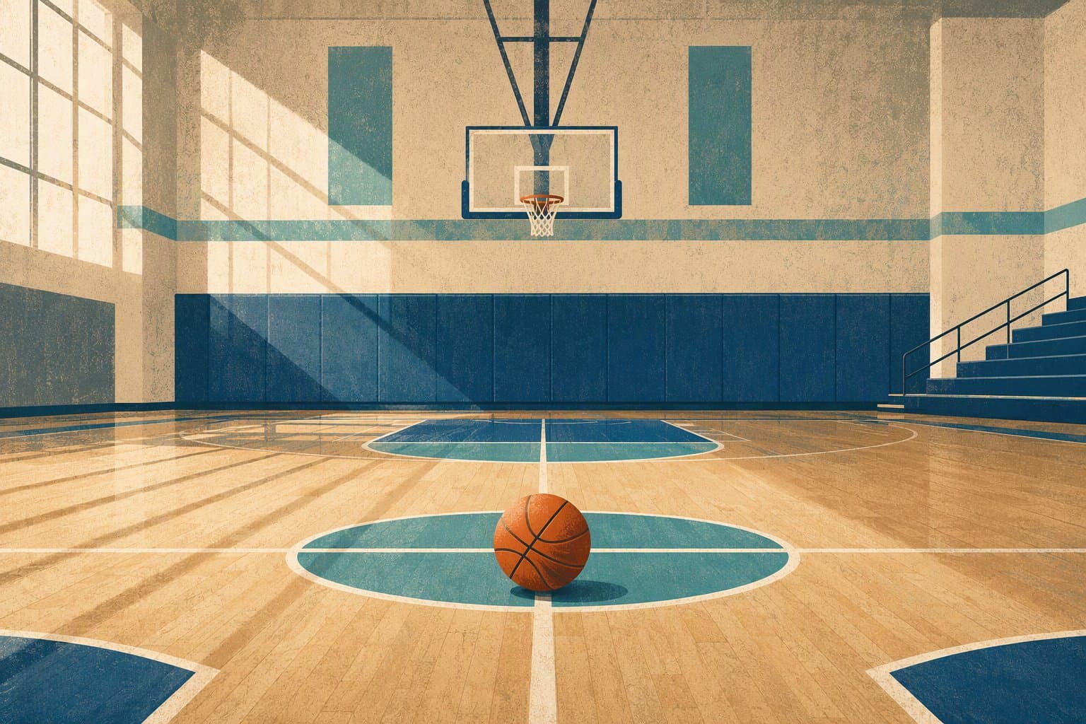 Basketball Season Opener - illustration, Jake Team LLC