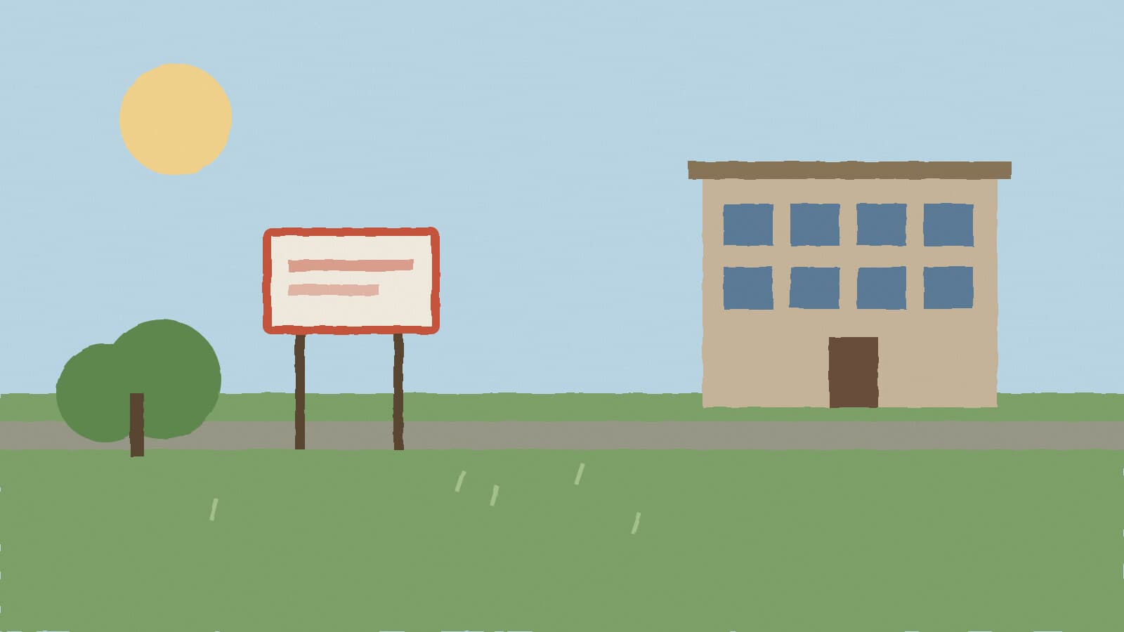 Vacant lot with sale sign - illustration, Jake Team LLC