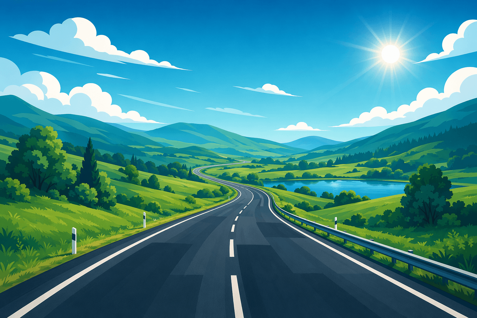 Road repair - illustration, Jake Team LLC