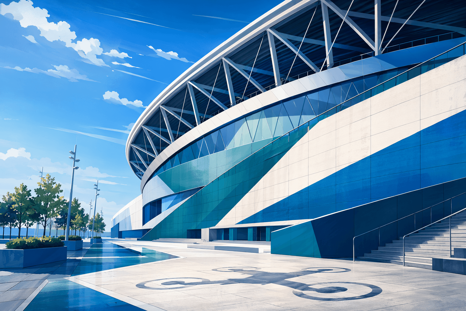 Stadium Security - illustration, Jake Team LLC
