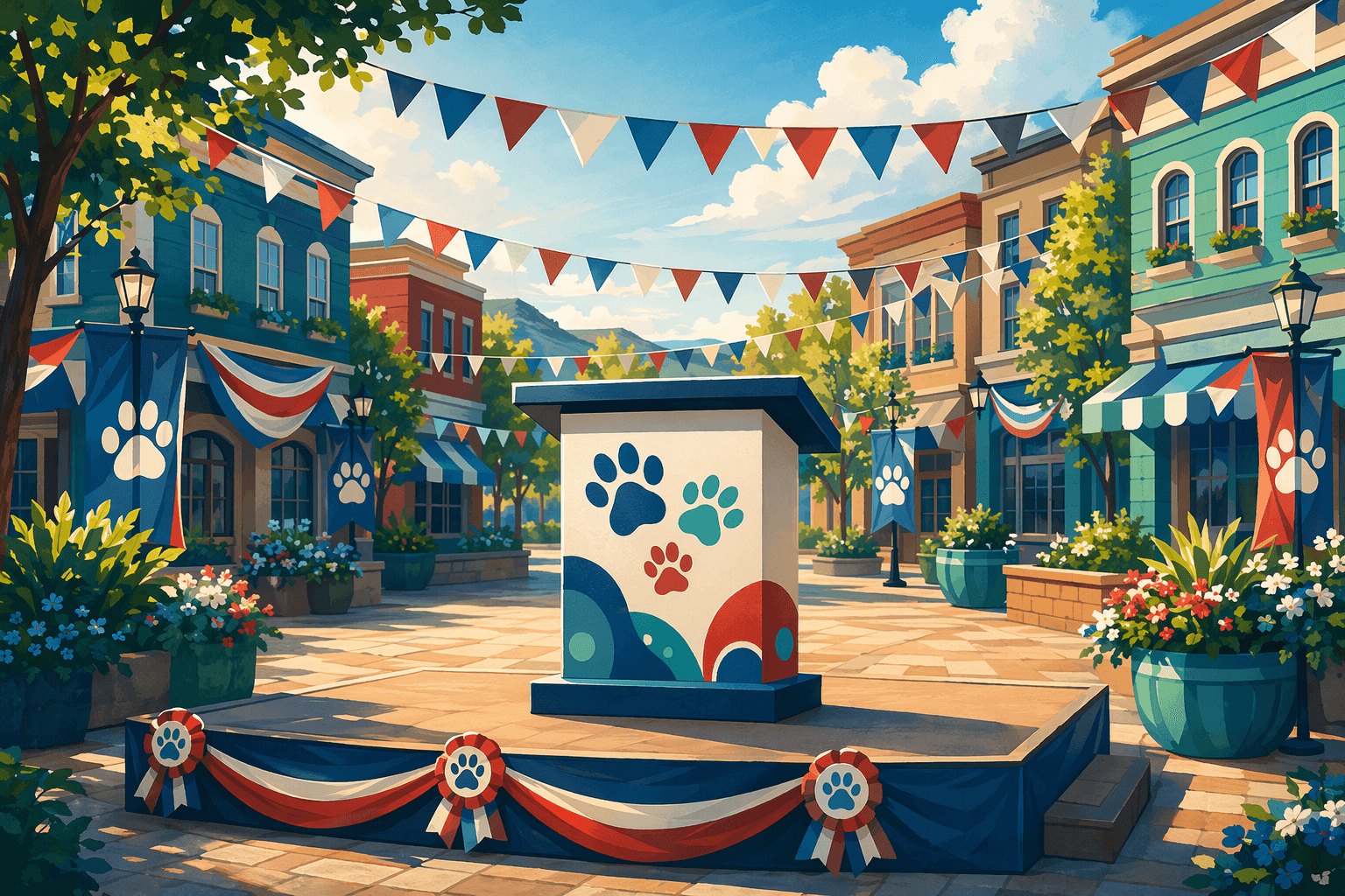 Dog festival - illustration, Jake Team LLC