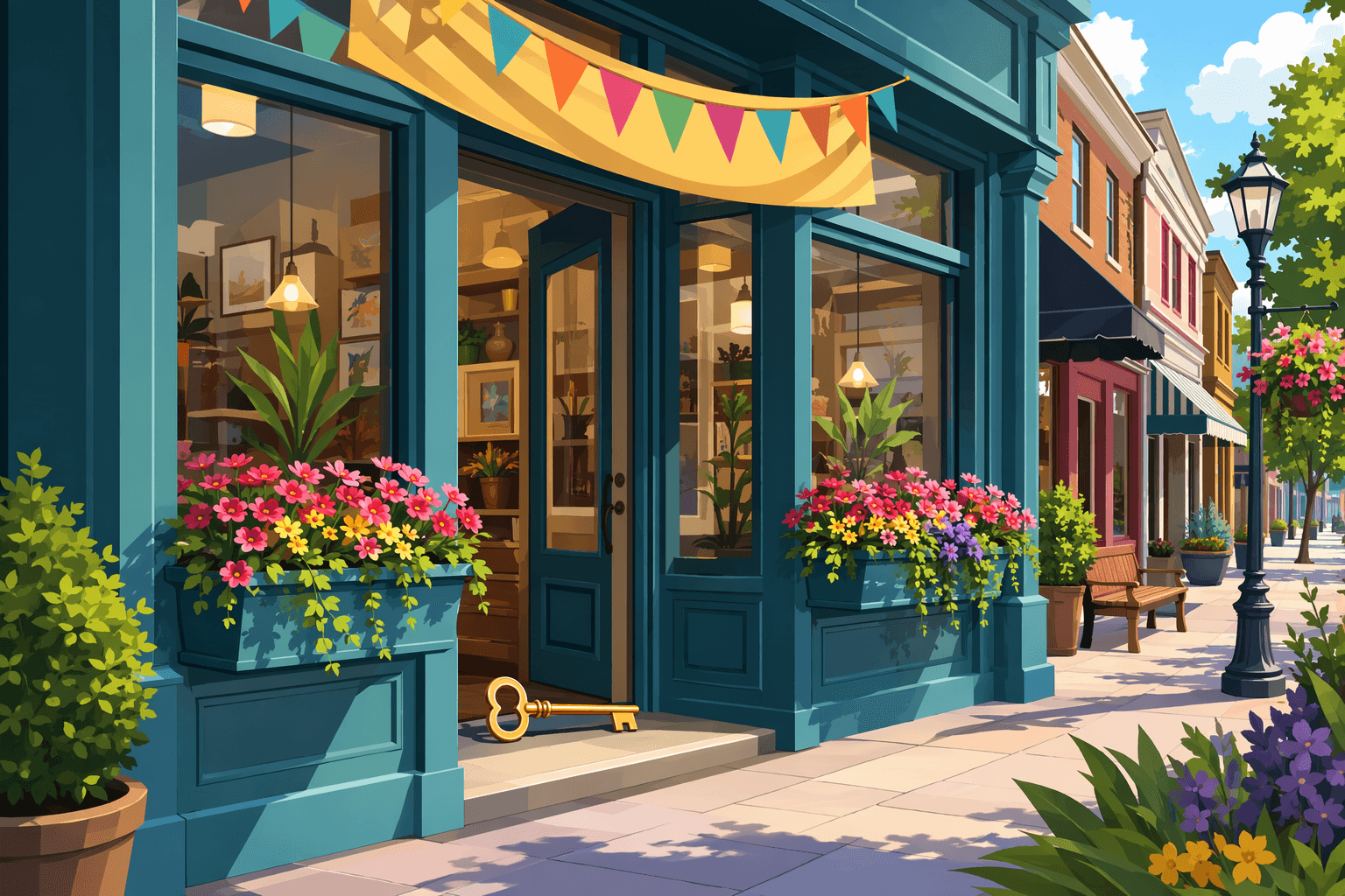 New Business Opening - illustration, Jake Team LLC