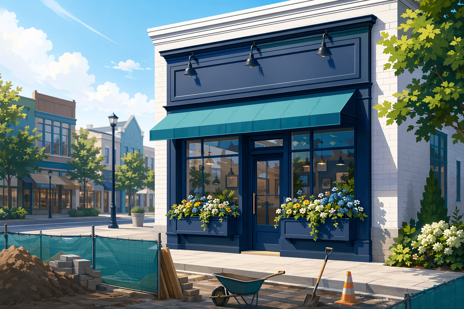 New Town Center - illustration, Jake Team LLC