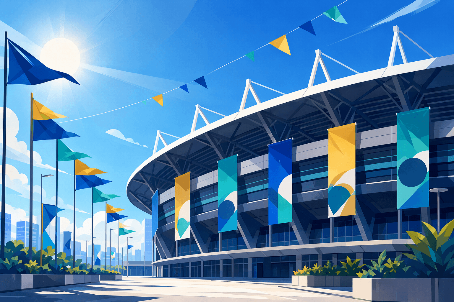 Sports Media Day - illustration, Jake Team LLC