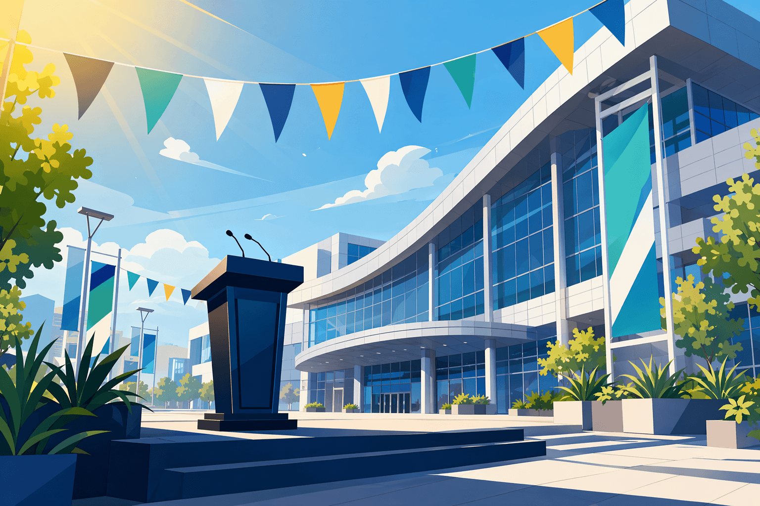 Political Convention - illustration, Jake Team LLC