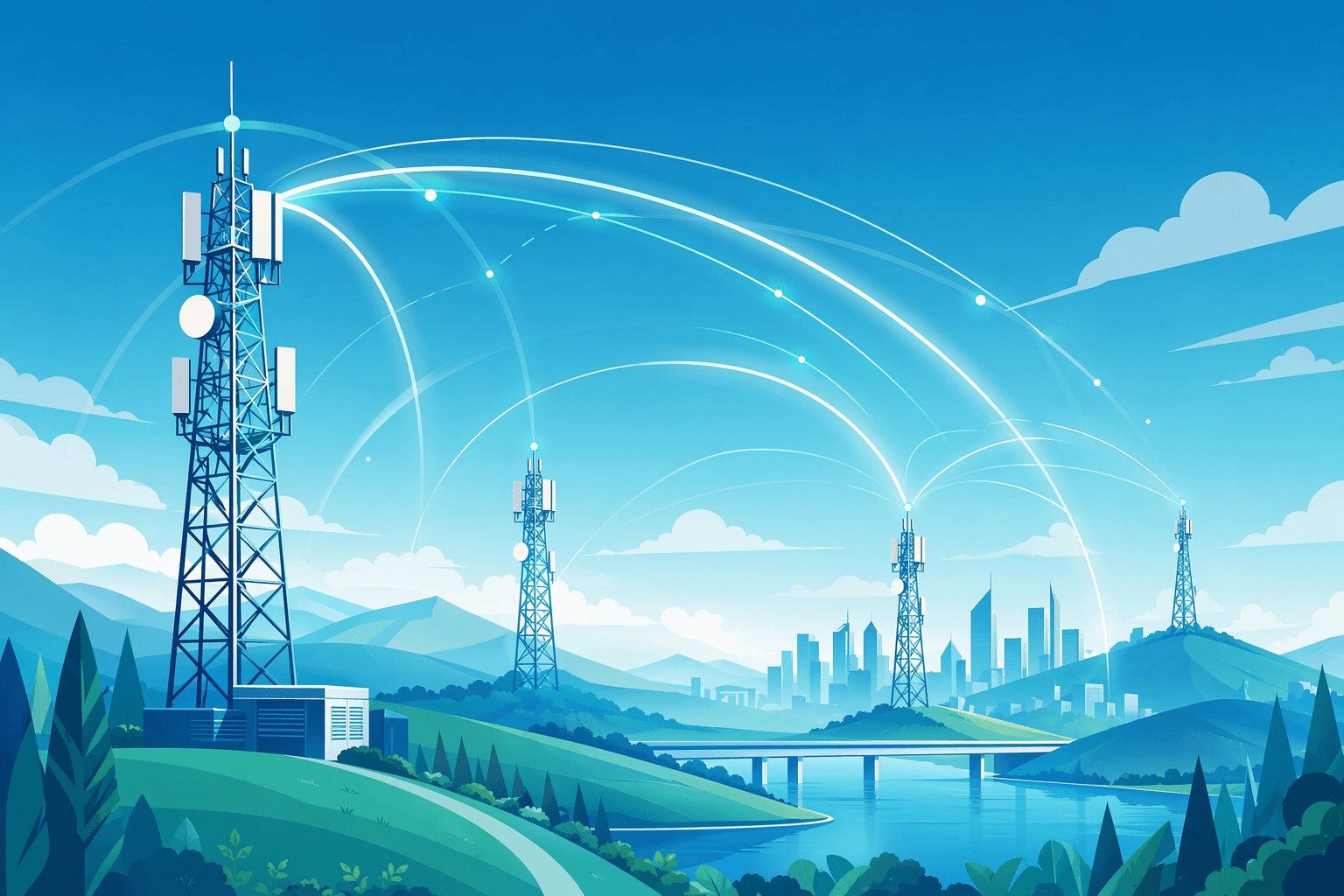 5G Network Innovation - illustration, Jake Team LLC