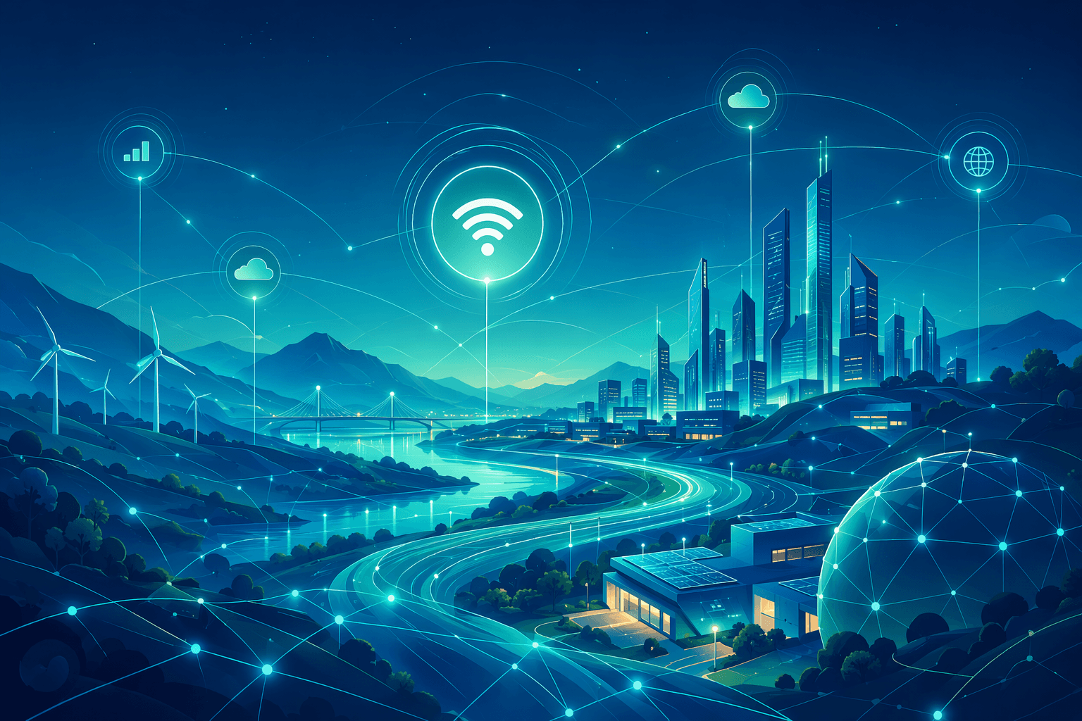 5G Technology Innovation - illustration, Jake Team LLC
