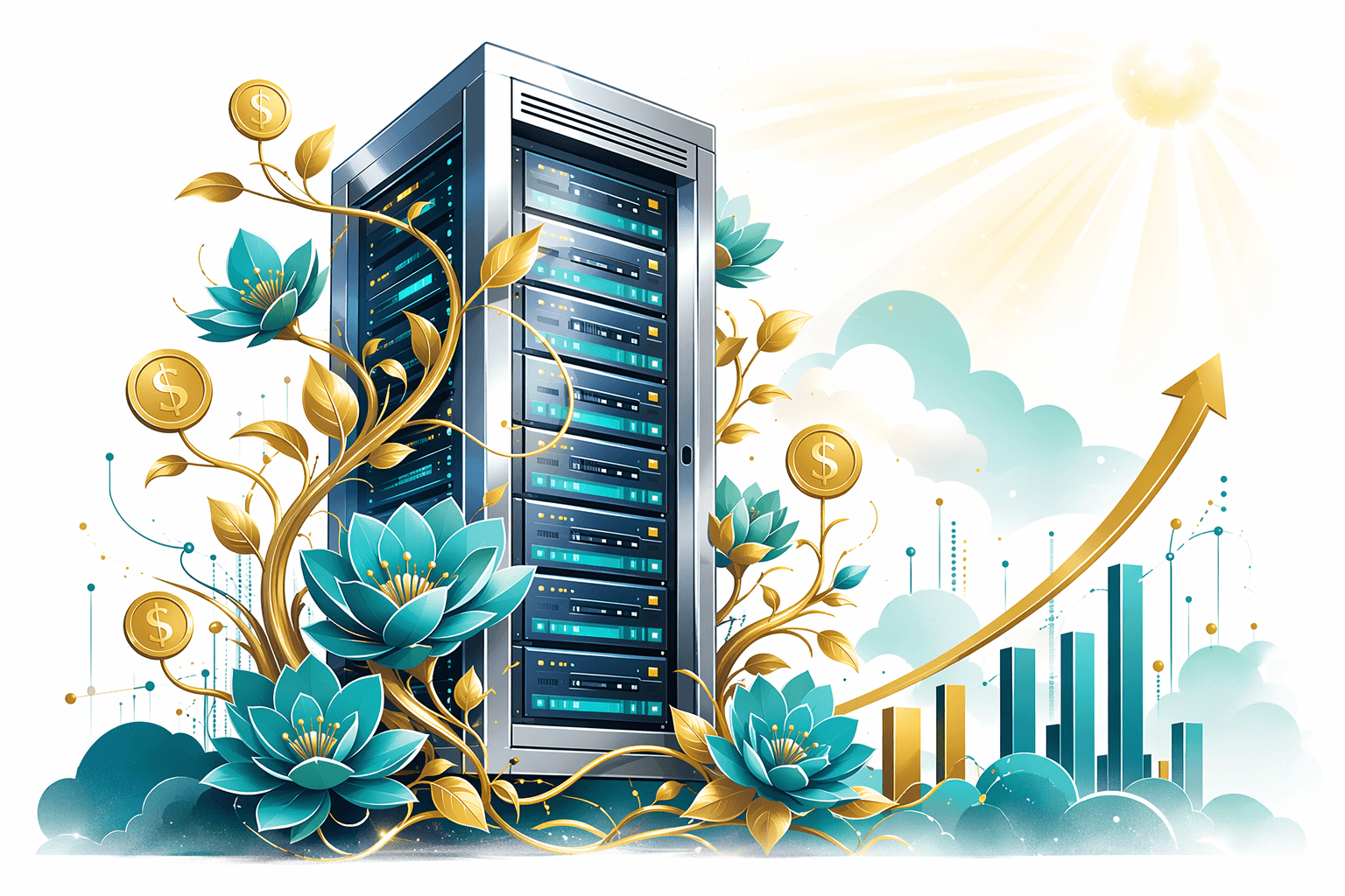 AI Finance Growth - illustration, Jake Team LLC