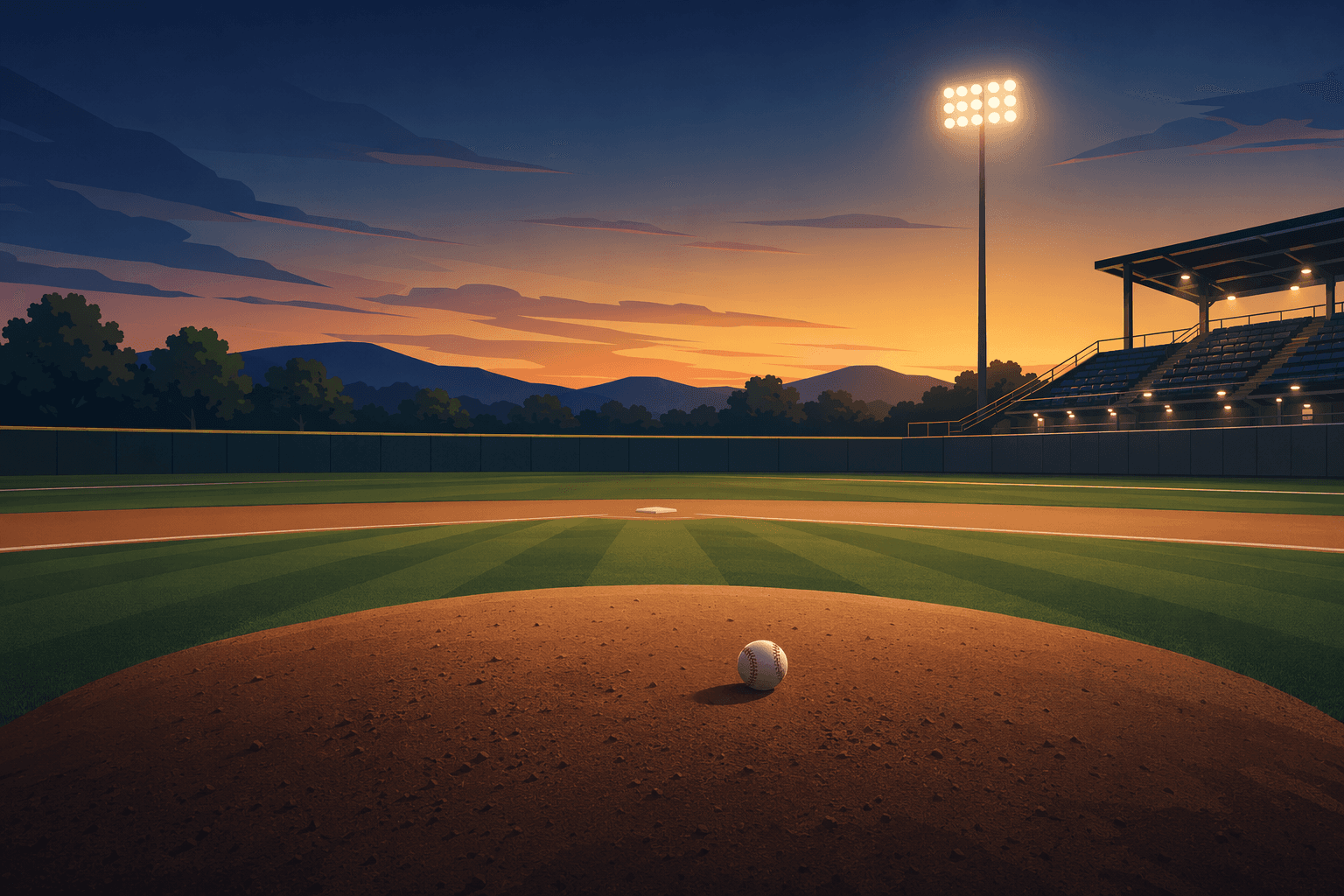 Baseball game - illustration, Jake Team LLC