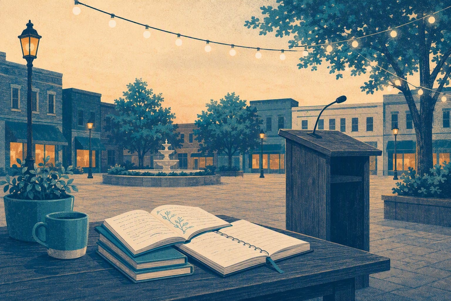 community newsroom - illustration, Jake Team LLC