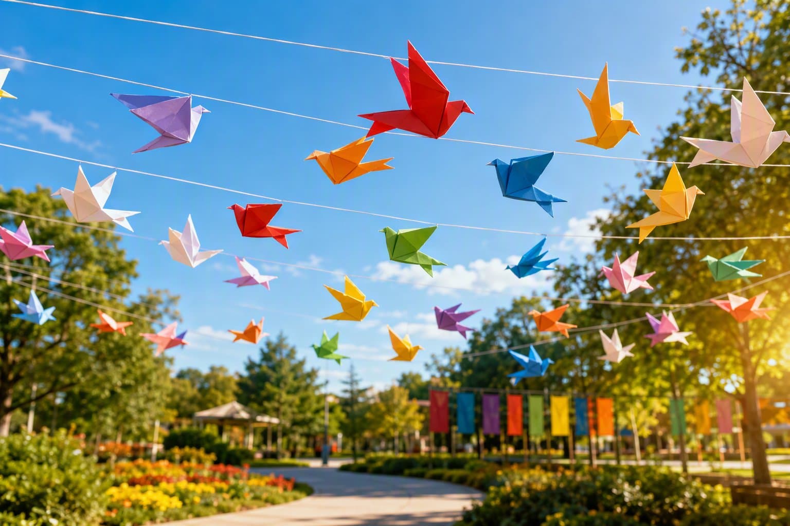 Origami Installation - illustration, Jake Team LLC