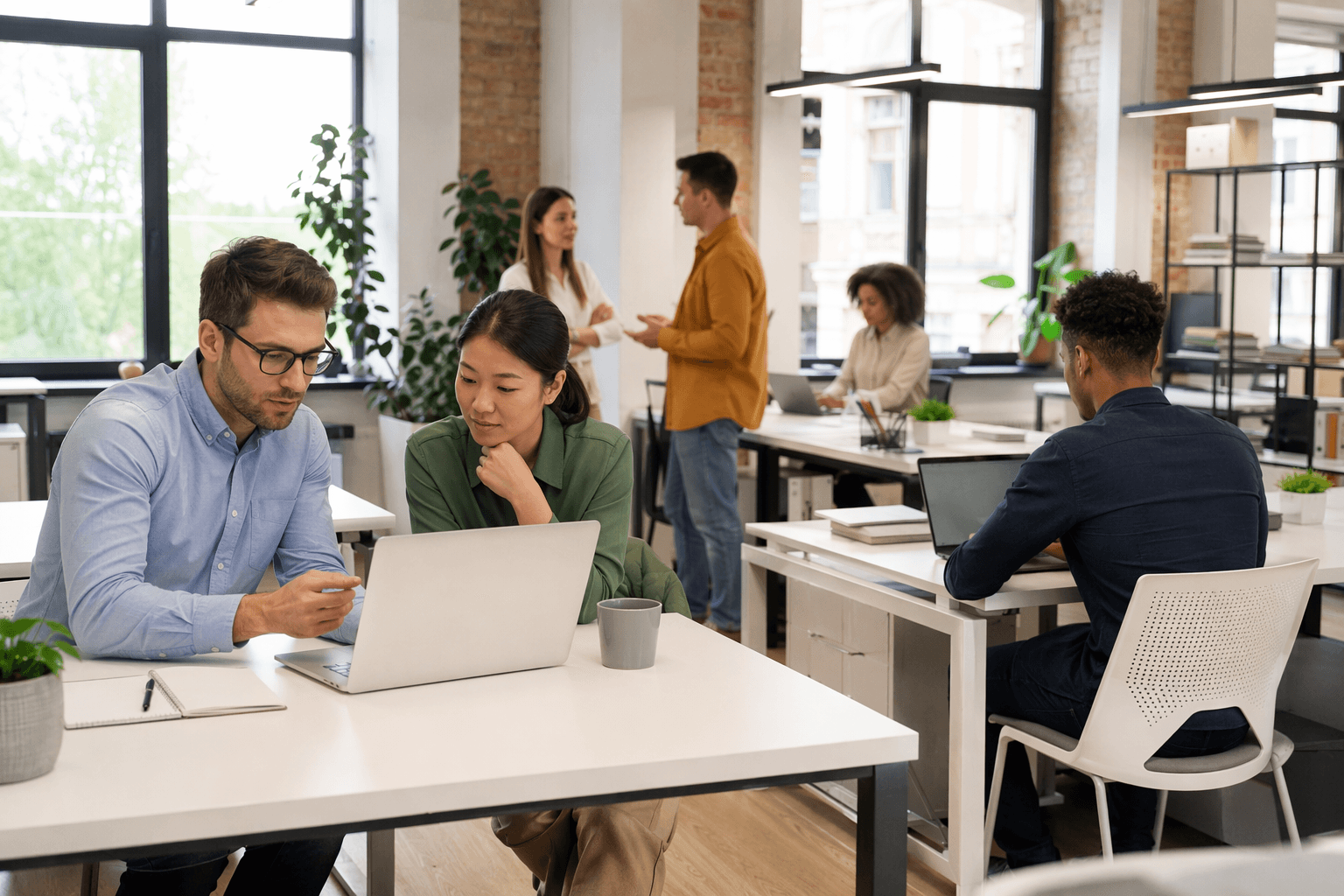 technology consulting office - illustration, Jake Team LLC