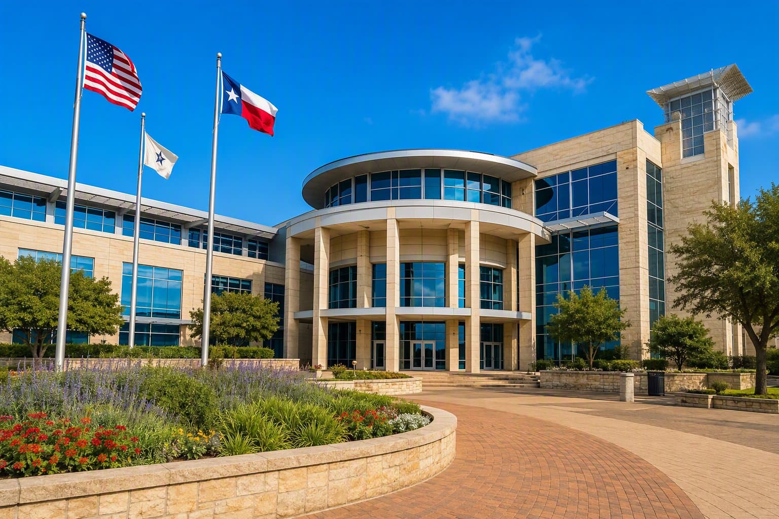 Plano City Hall - illustration, Jake Team LLC