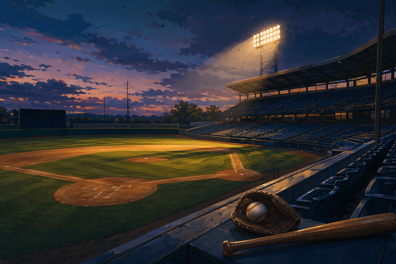 Baseball game - illustration, Jake Team LLC