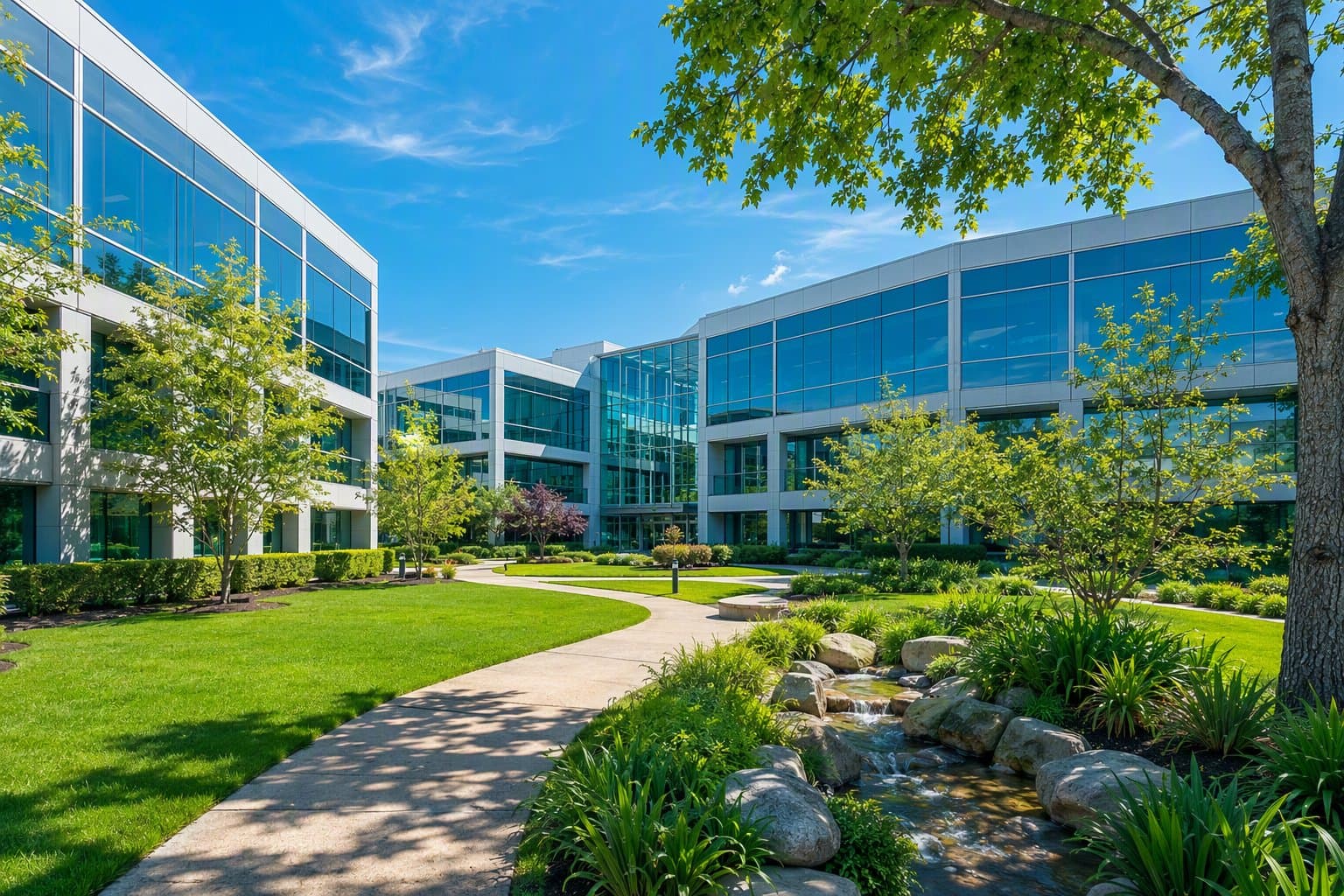 office park sale - illustration, Jake Team LLC